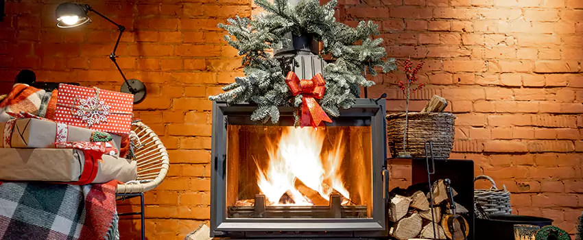 Travis Industries Linear Gas Fireplace Installation in Landover, Maryland