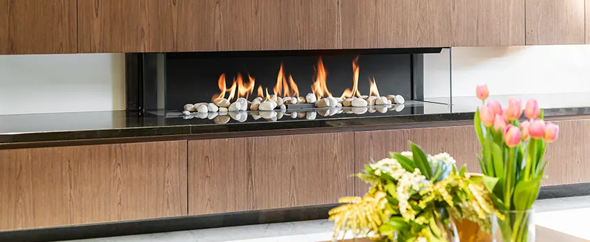 Double-height Fireplace Design Refurbishment in Landover, Maryland